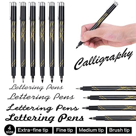 Tebik Calligraphy Pens Set, 22 Pack Hand Lettering Pens Kit ...