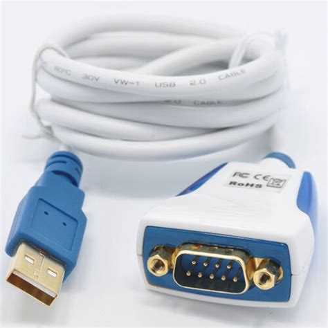 USB 2.0 to RS232 cable FTDI chip USB to RS232 DB9 India | Ubuy