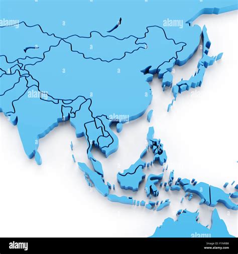 Border map malaysia borders hi-res stock photography and images - Alamy