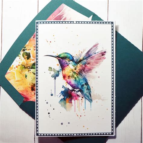 Image result for Hummingbird Card