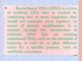 rDNA Technology Grade 12 的图像结果
