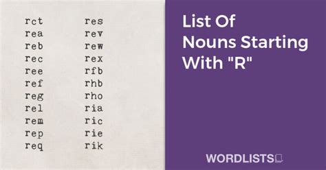 List Of Words Ending In "re"