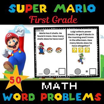 Image result for Mario Math Problems Printable