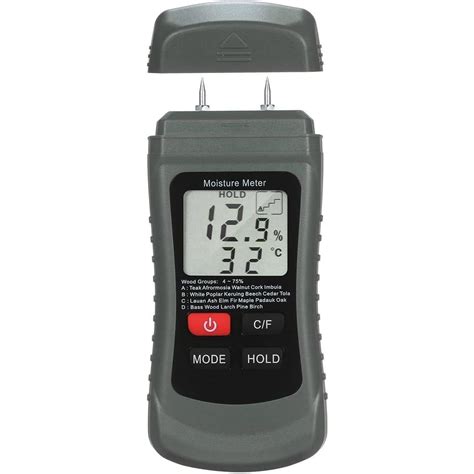 Serplex® Wood Moisture Meter For Firewood, Two-Pin Moisture Meter LCD ...