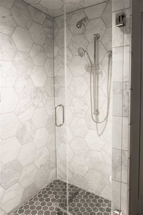 Blue Hexagon Shower Floor Tile at Tina Lown blog