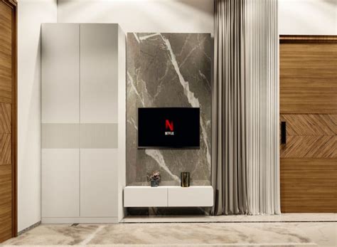 3d Living room , TV unit , Bedroom , Sketchup & Vray | Freelancer