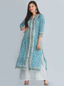 Rozana Aasma Kurta Palazzo Set - KS23BS2268 – InduBindu