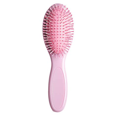 a pink hairbrush on a transparent background 48051157 PNG