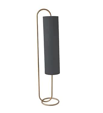 Decor de Maison Handcrafted Graceful Curve Floor Lamp (Grey & Gold ...