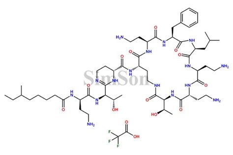 Polymyxin B Impurity 8 Trifluoroacetate | CAS No- NA | Simson Pharma ...