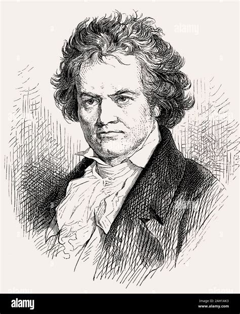 Ludwig van Beethoven; 1770 -1827; German composer Stock Photo - Alamy