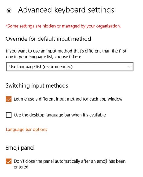 Change Input Methods 的图像结果