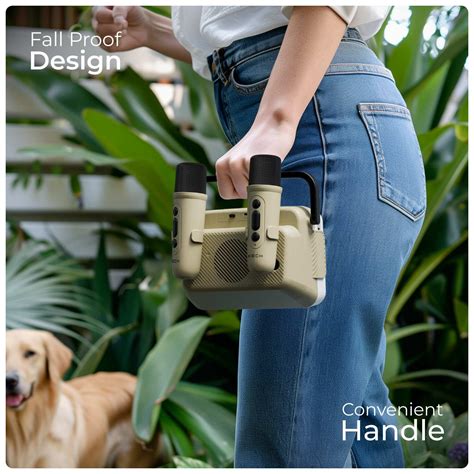 Karaoke TV Speaker with Dual Microphones | KTV Retro TV Speaker – XECH