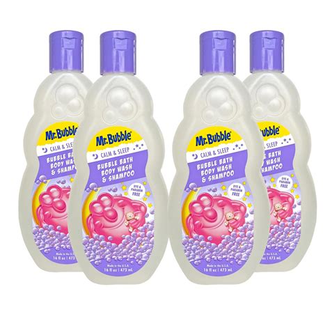 Amazon.com : Mr. Bubble Calm and Sleep 3in1 Bubble Bath, Body Wash ...