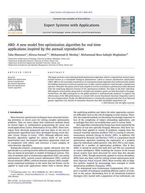 Image result for Aro Algorithm