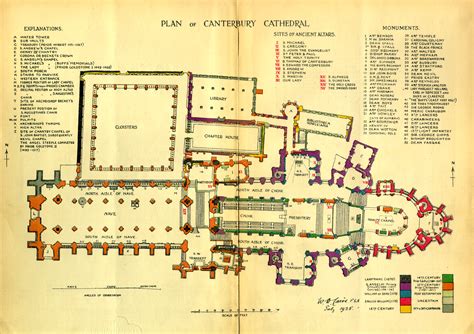 Gothic Cathedral Floor Plan