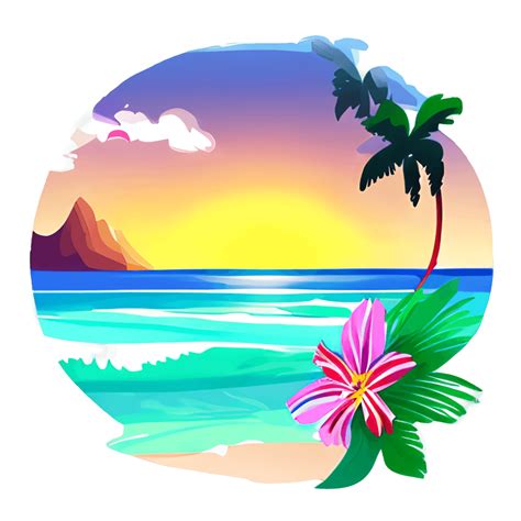 Sunrise Beach Clipart