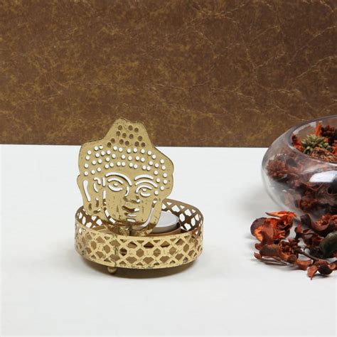 Buy Galaxy Malhar Buddha Shadow T-Light Holder from Home Centre at just ...