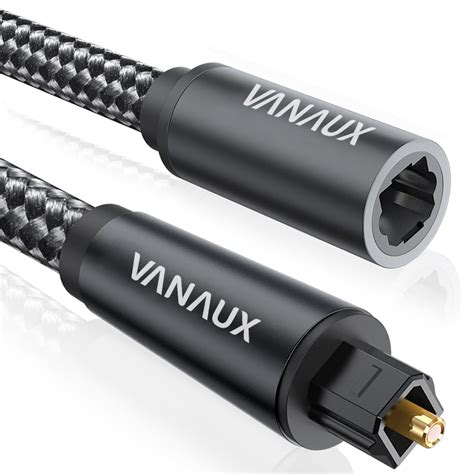 VANAUX Optical Extension Cable Digital Toslink Male to Female S/PDIF ...