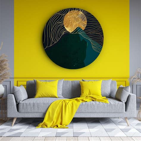 Mysterious Emerald Green Landscape Canvas (Matte Finish) – The Artment