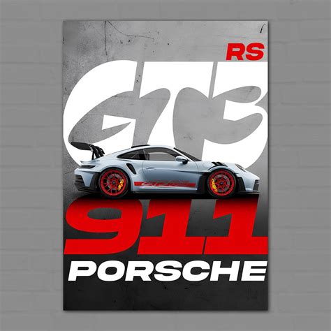 Porsche 911 GT3 RS Poster – Frame Kro