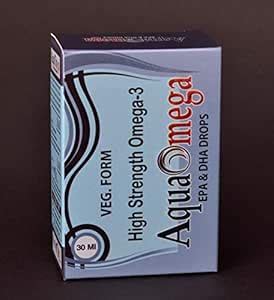 AquaOmega - EPA & DHA Drops NutriGold High Strength Omega-3 in Veg Form ...
