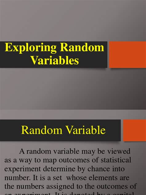 Random Variables and Probability Distribution 的图像结果
