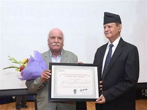 Suraj Prakash Vaid, ‘Man of the Golden Hour’, received the Cheistha ...