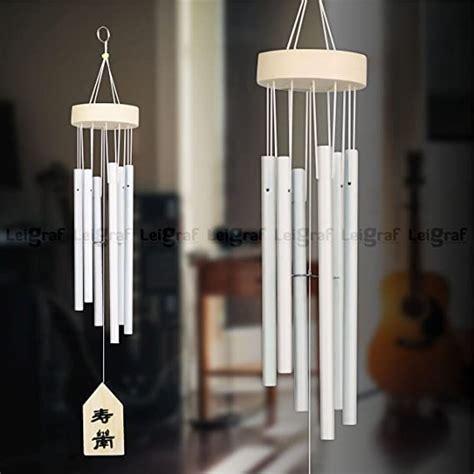 LEIGARF Wind Chime 6 Pipes Rods Garden Wall Decorative Hanging Wind ...