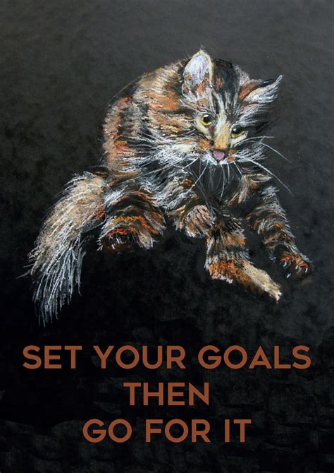 Inspirational Cat Poster - Etsy