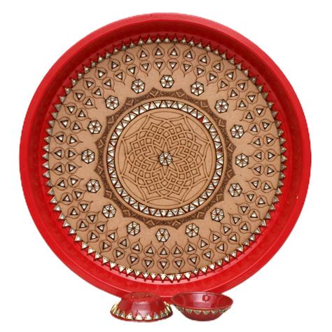 Buy HRDL Traditional Meenakari Crafted Designed MDF Decorative ...