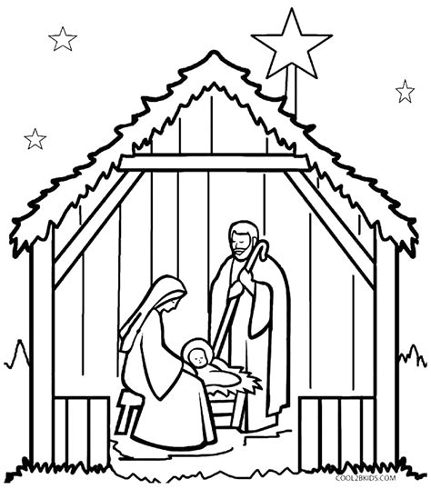Jesus Born Coloring Pages