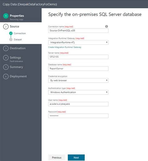 How to Import Data From SQL DB into Azure Data Factory 的图像结果