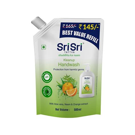 Kleanup Handwash Best Value Refill - 500ml – Sri Sri Tattva
