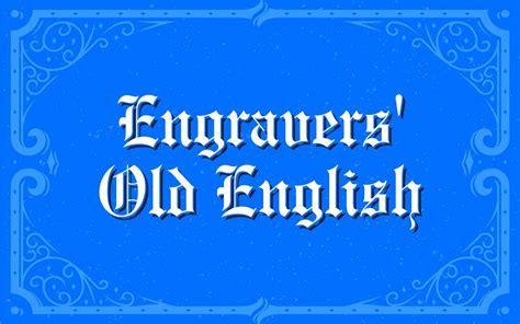 Best Old English Fonts – Old English Text Font – PJYMXM