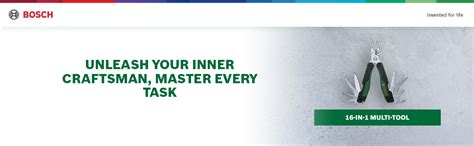 BOSCH 16-in-1 Multi-Tool with 16 Functions for Versatile Home and DIY ...