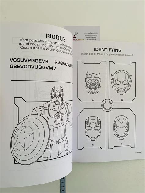 Marvel Avengers Colouring and Activity Book • ReadingCorner.ro