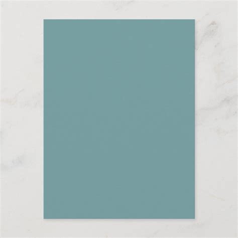 Dark Seafoam Blue Green Color Trend Sea Foam Postcard | Zazzle