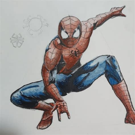 Spider Man Drawing Poses