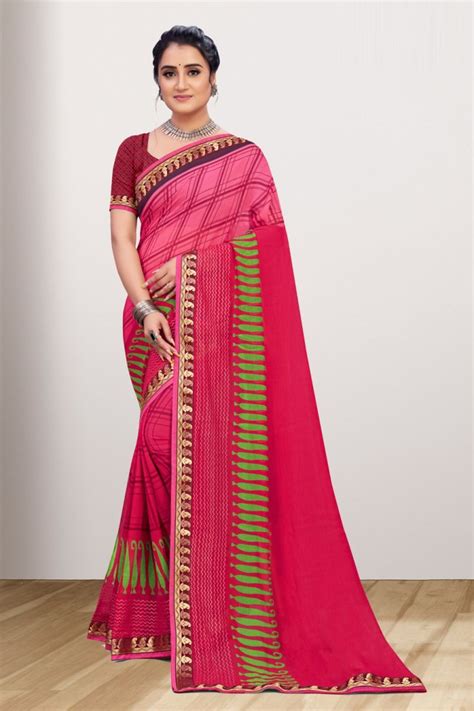Sangam Nakhrali Printed Wear Georgette Saree Collection