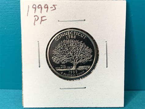 1999-S Proof Connecticut 50 State Quarter - For Sale, Buy Now Online ...