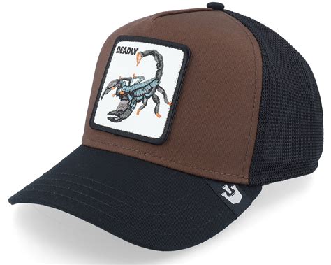 V2 Deadly Coffee/Black A-Frame Trucker - Goorin Bros. | Hatstore.co.in