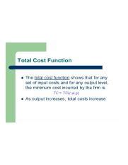 Image result for Total Cost Function