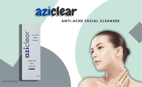 Aziclear Aziclear Anti-Acne Facial Cleanser with Azelaic Acid, LHA, and ...