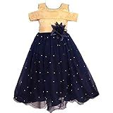 My Lil Princess Kids Baby Girls Frock Dress (Red Satin Stars_22_3-4 ...