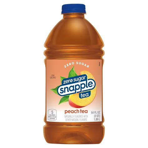 Snapple Zero Sugar Peach Tea, 64 fl oz - ShopRite
