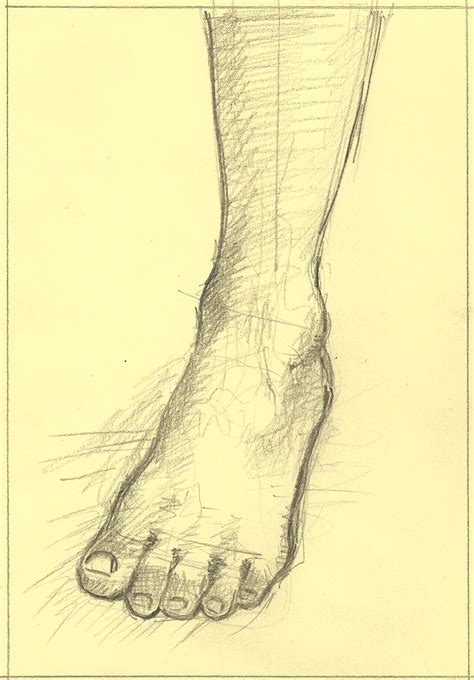 Figure Drawing: How to Draw a Foot