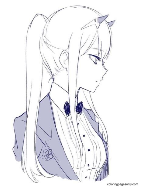 Image result for Zero Two Coloring