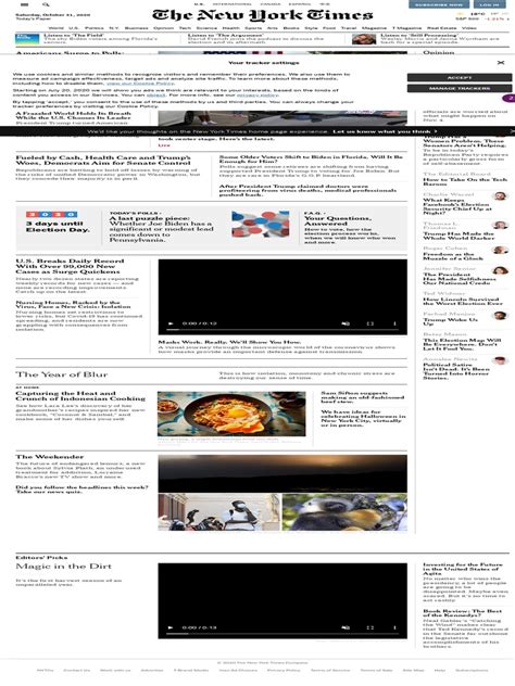 The New York Times - Breaking News, US News, World News and Videos