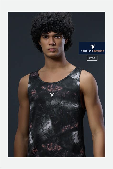 TechnoSport Sublimation U Neck Sleeveless Dry Fit Sando for Men P-883 ...